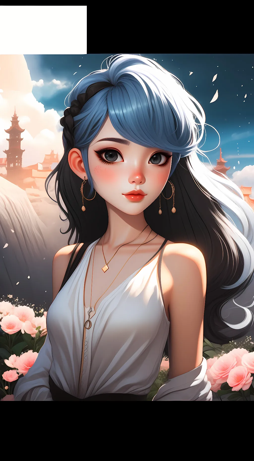 ai character: Marinette/ ladybug background