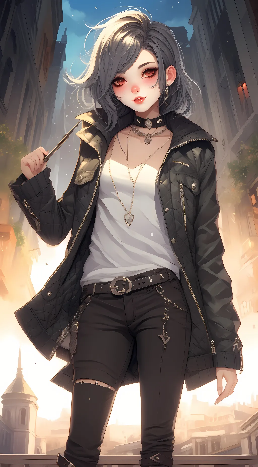 ai character: kuromiii background