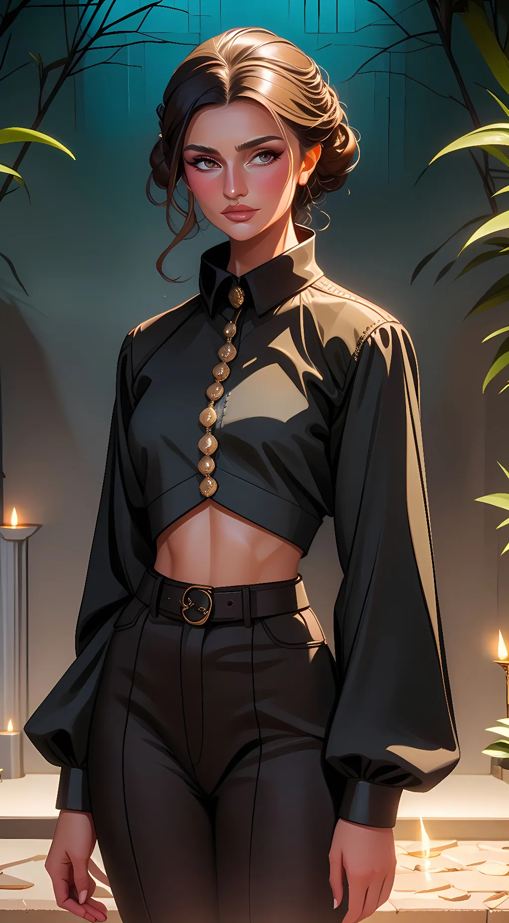 ai character: lily background