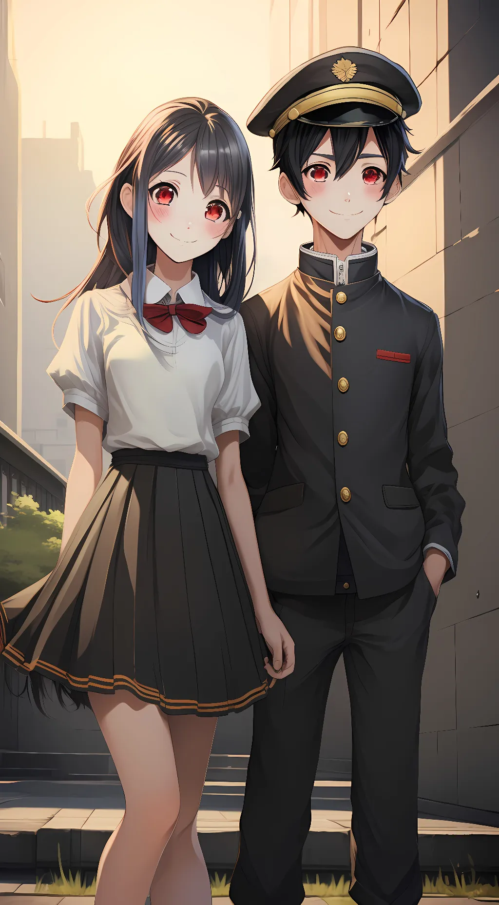 ai character: Yashiro and Hanako background