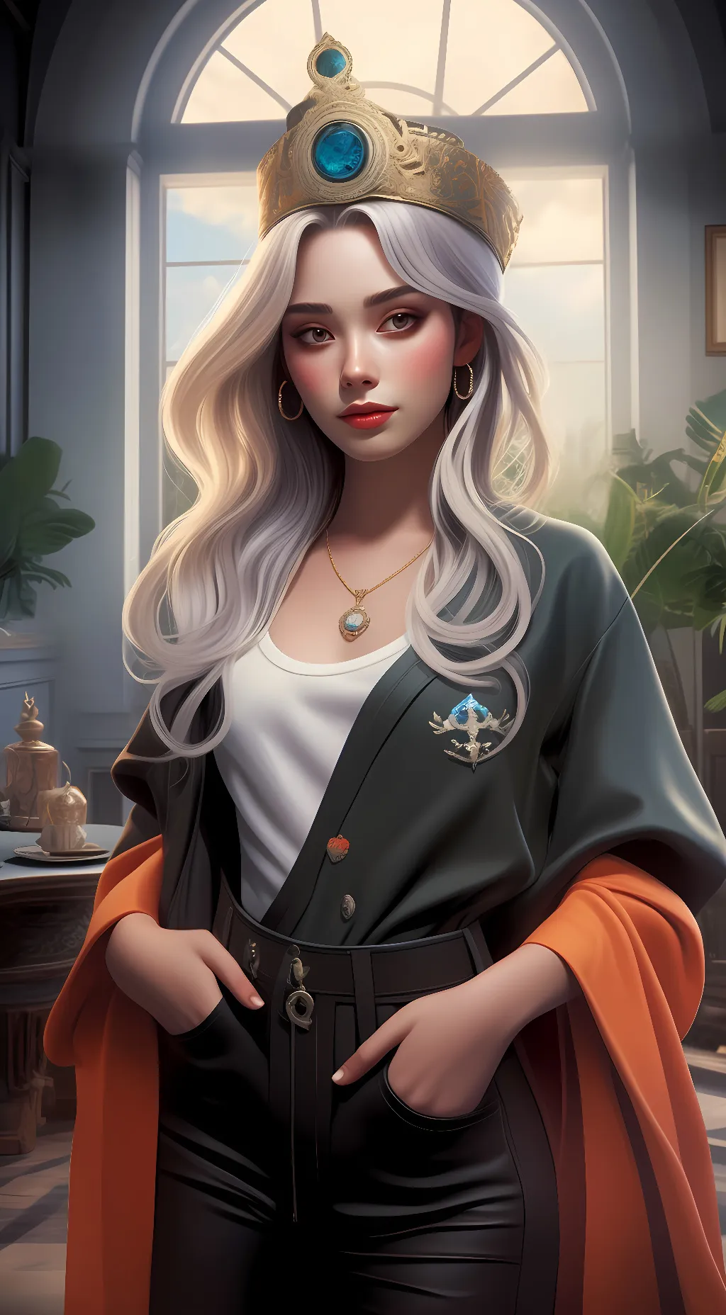 ai character: Mary Anderson background