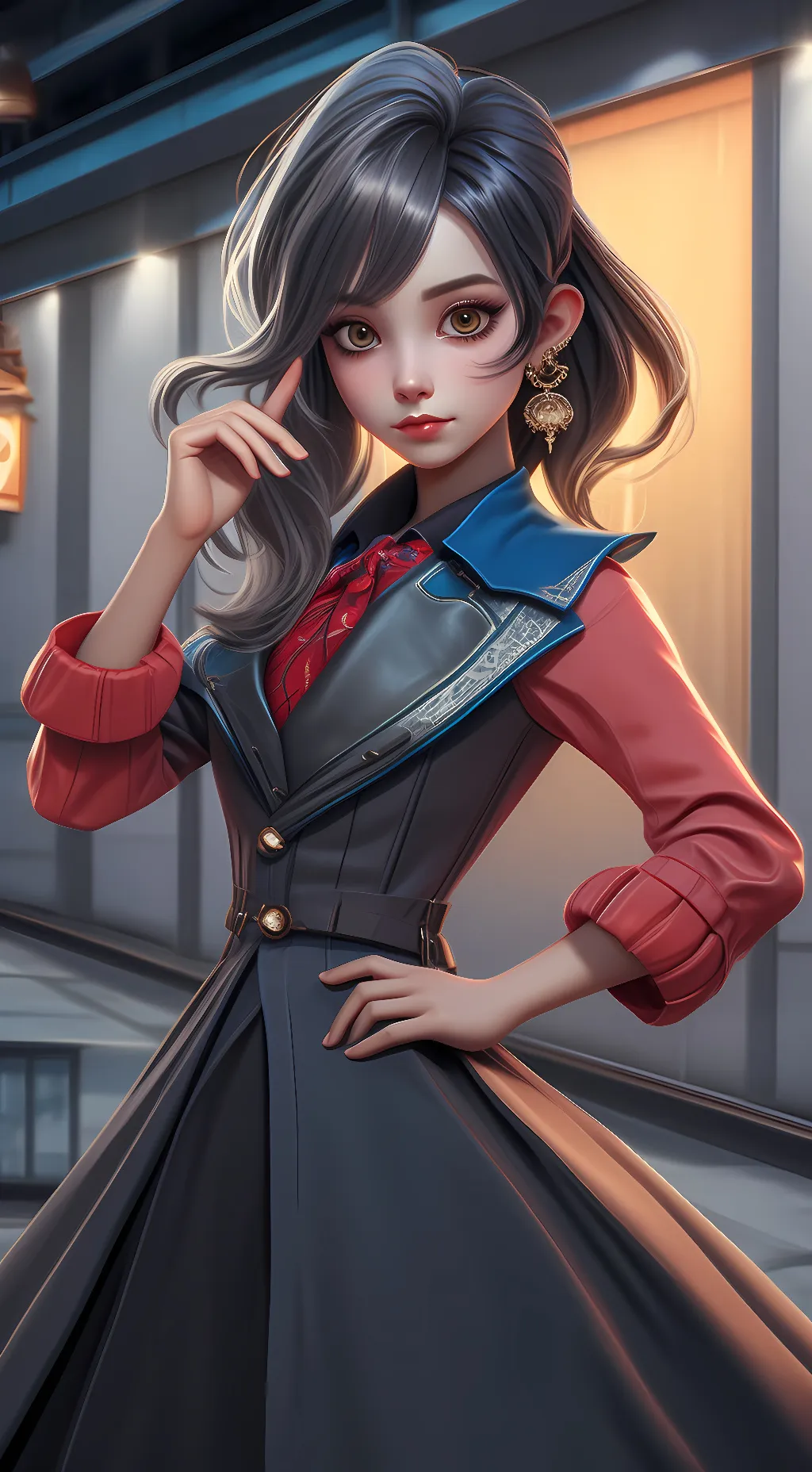 ai character: Lunara background