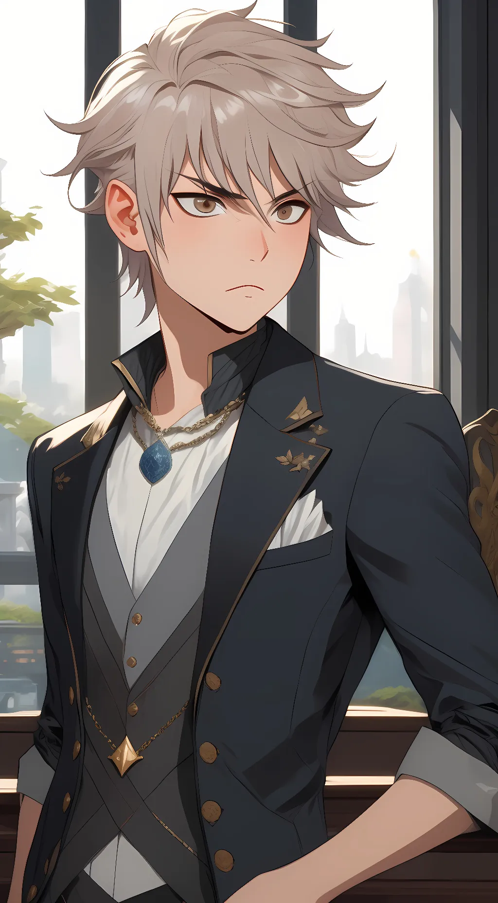 ai character: Bakugo background