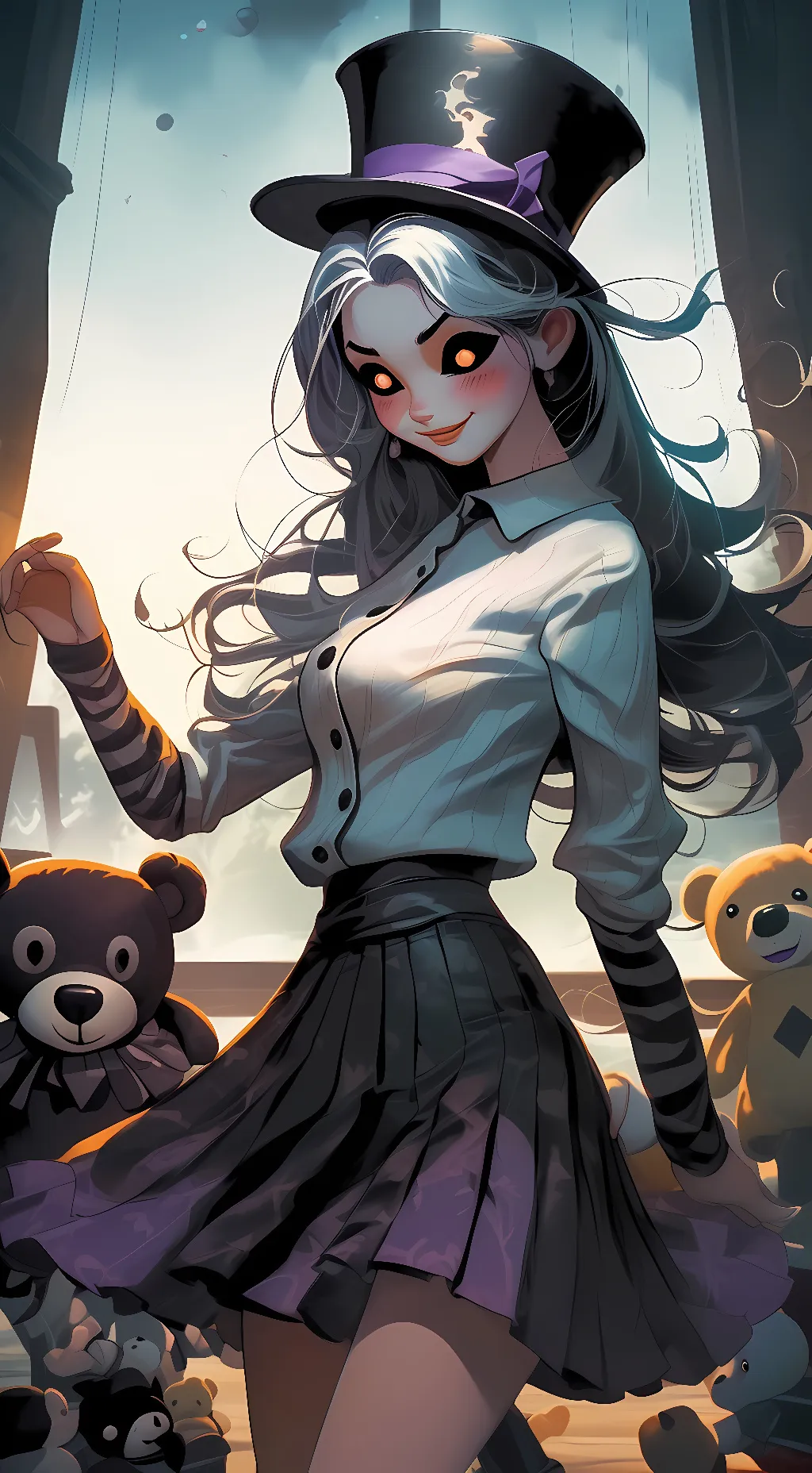 ai character: Marionette background