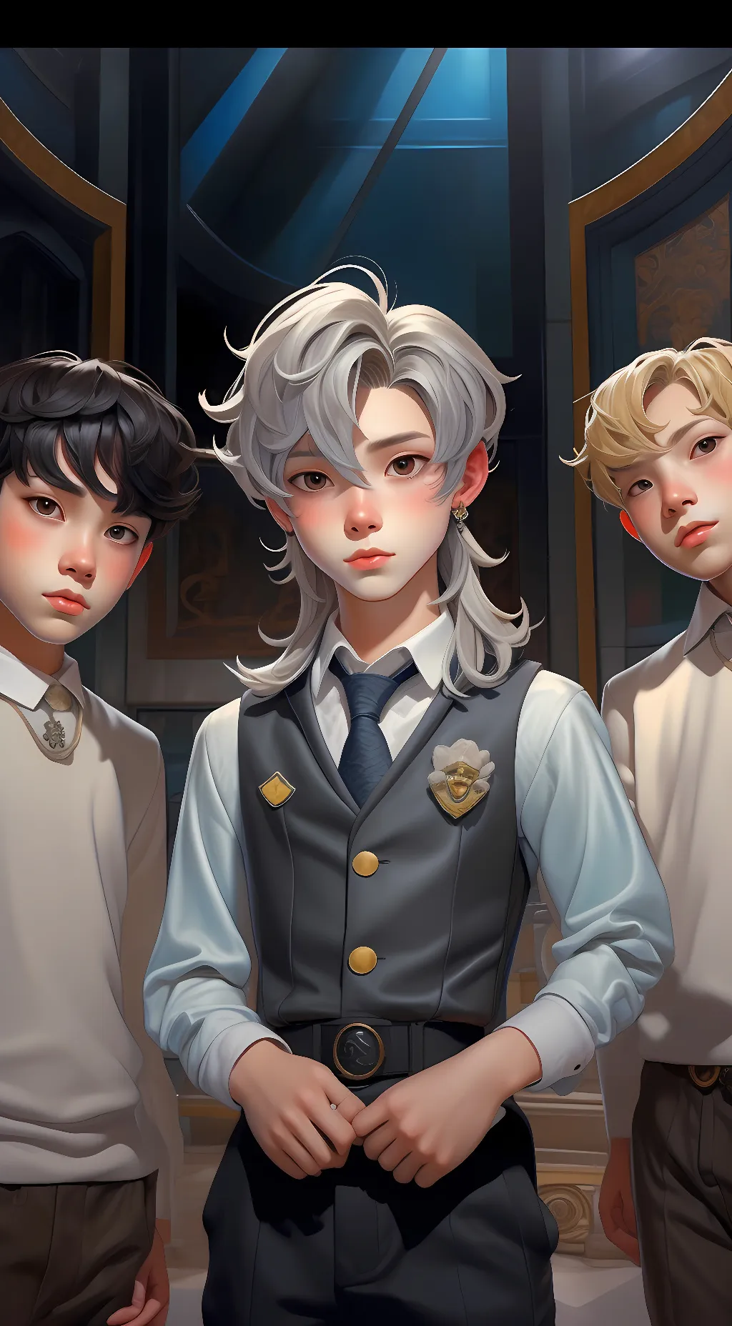 ai character: Alex,Xavier,Dylan background