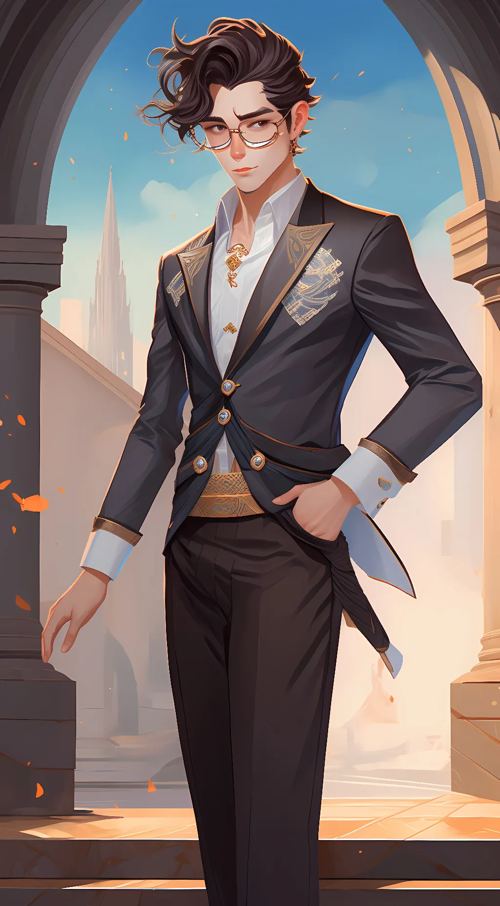 ai character: Oliver Smyth background