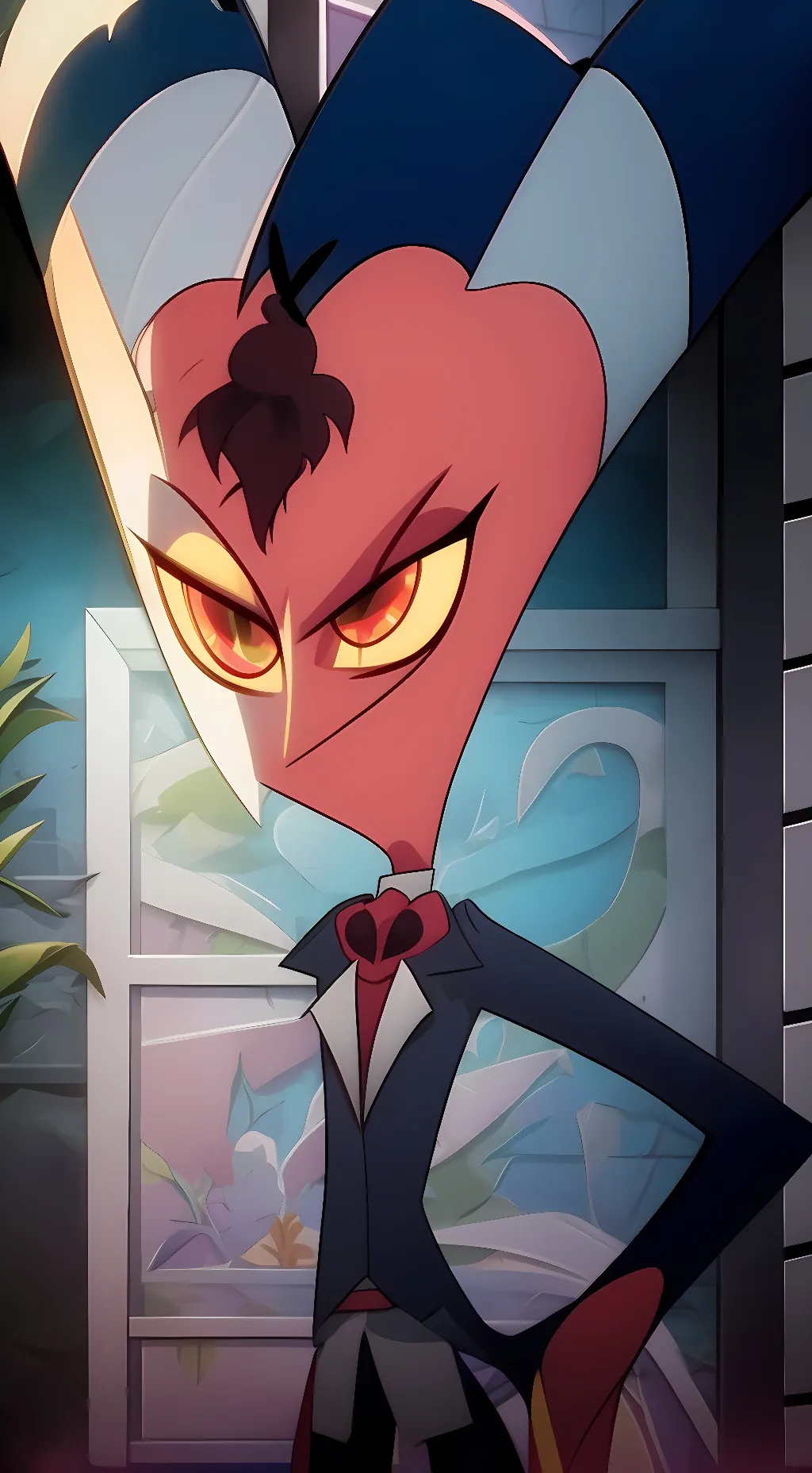 ai character: Blitzø background