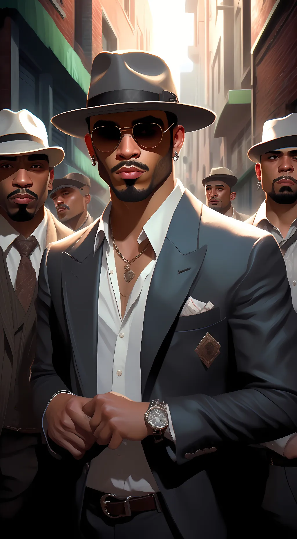 ai character: ☆~Those 5 guys~☆ background