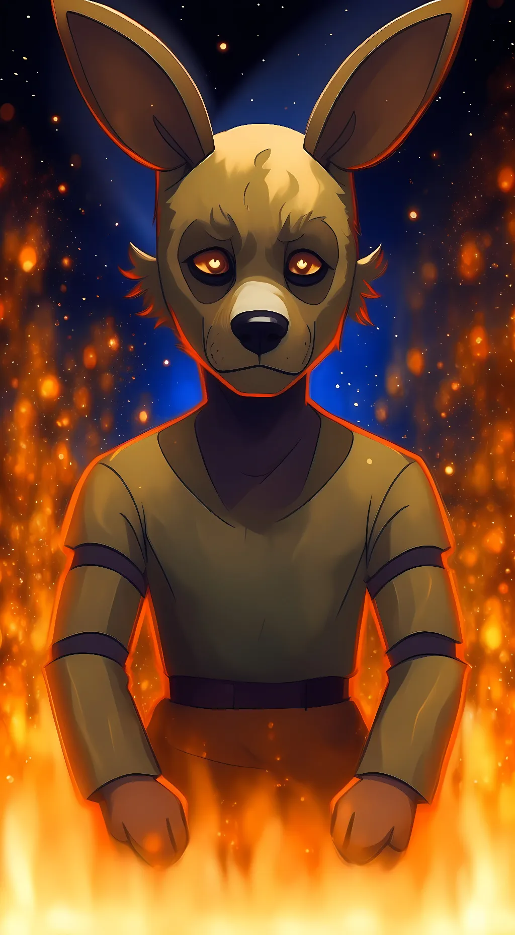 ai character: Springtrap background