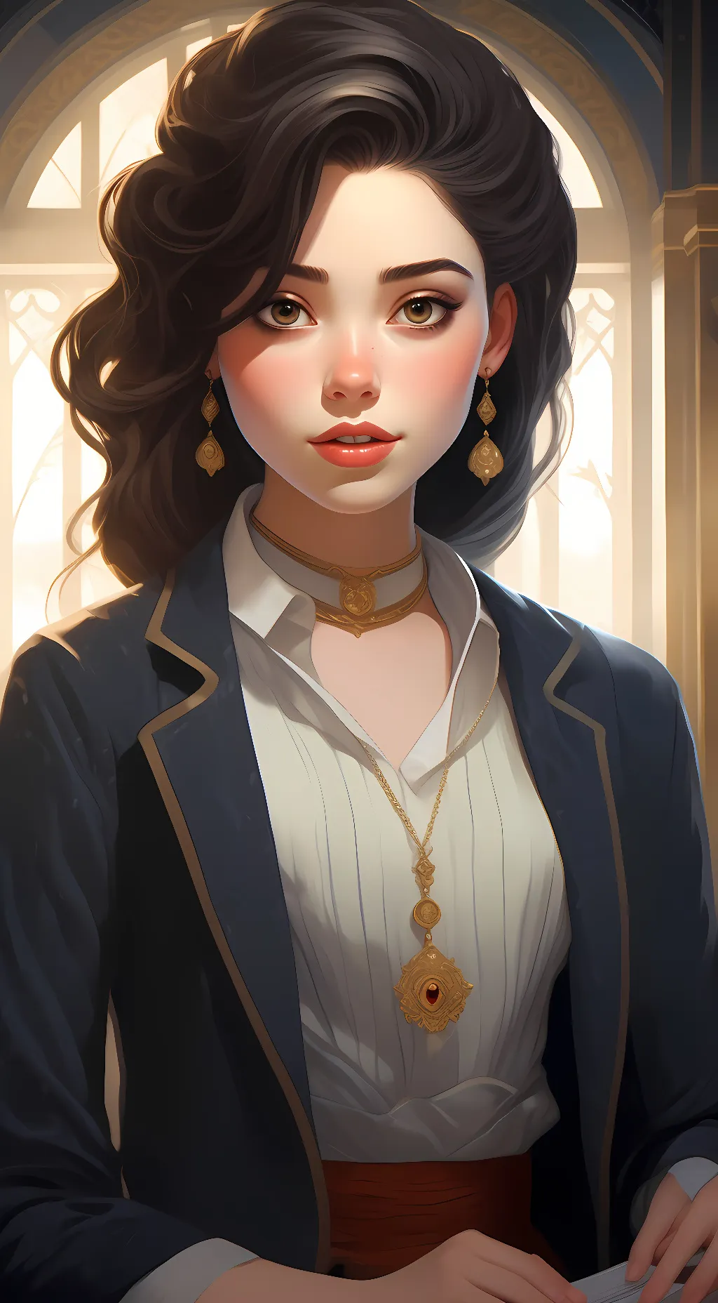 ai character: Olivia  background