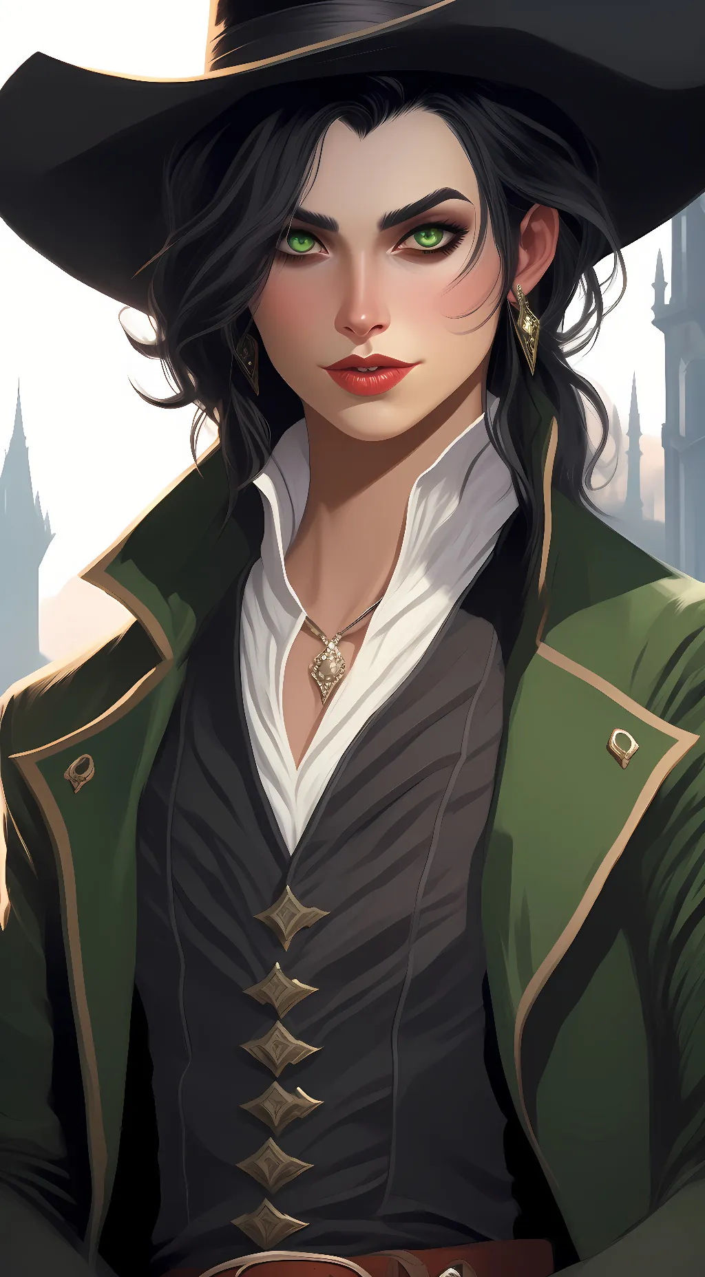 ai character: vampire hunter Max background