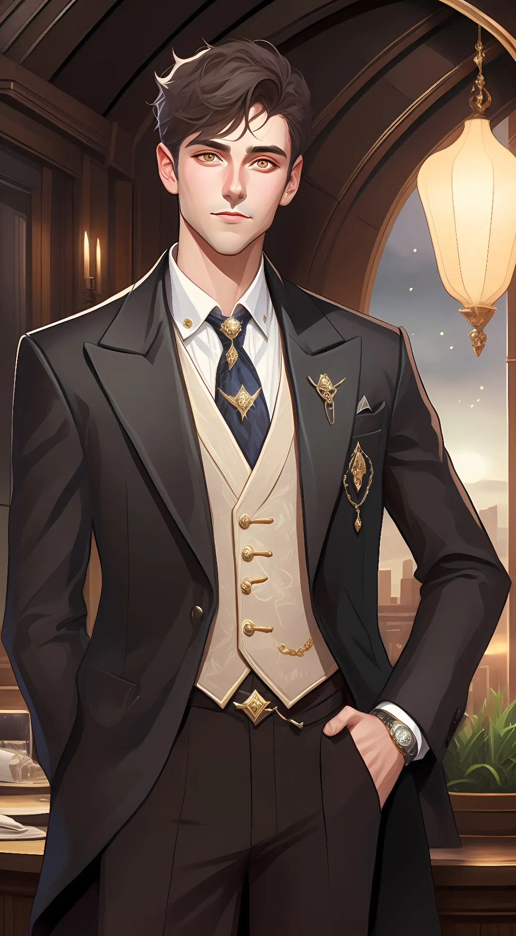 ai character: max background