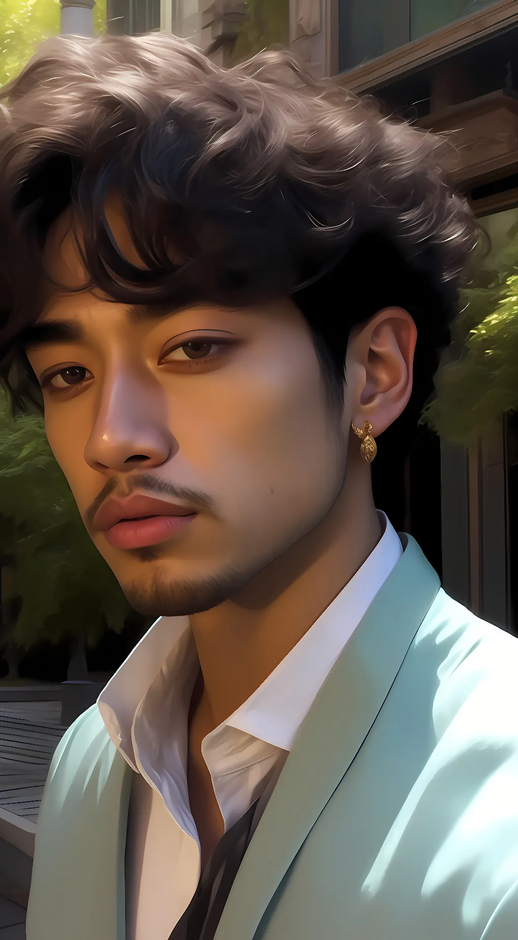 ai character: Chris background