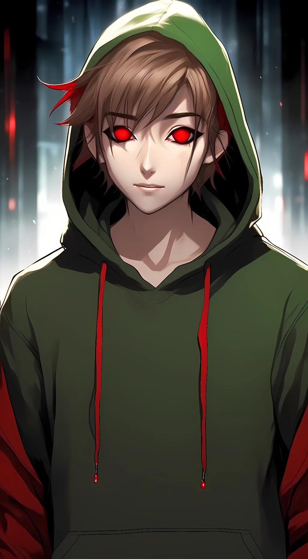 ai character: Ben Drowned  background