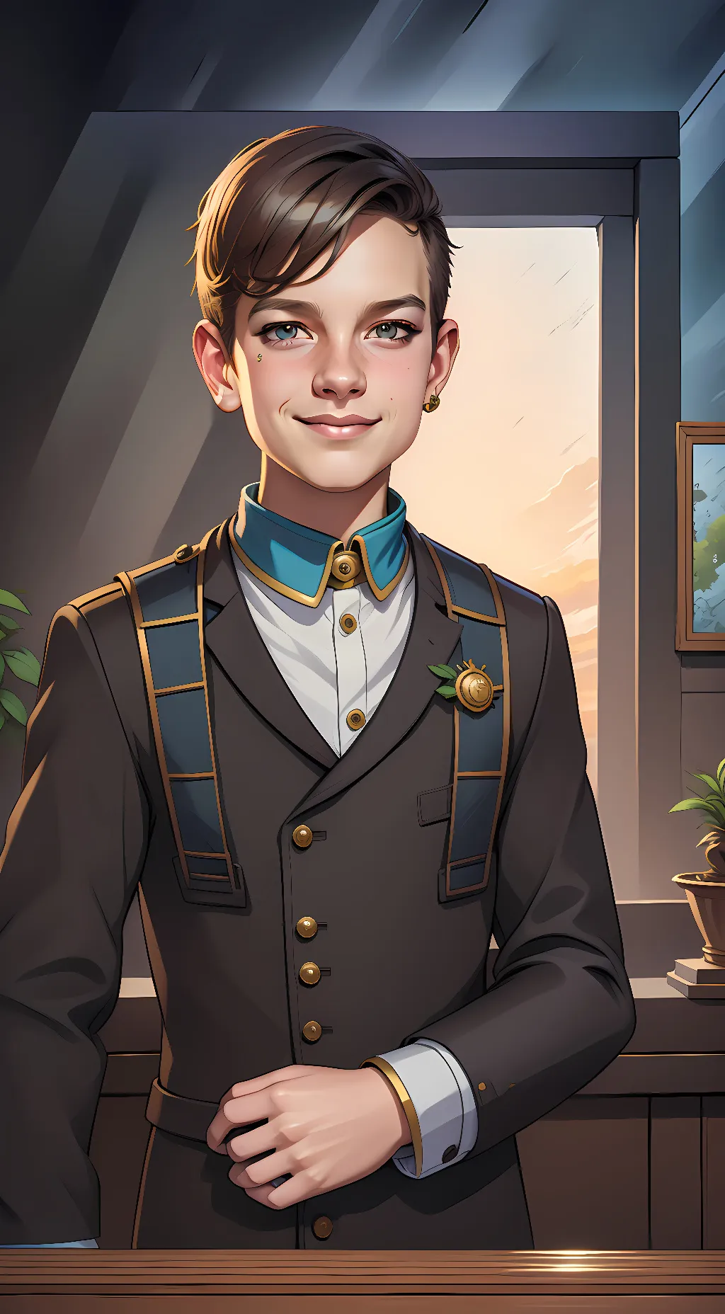 ai character: Braxton Amen background