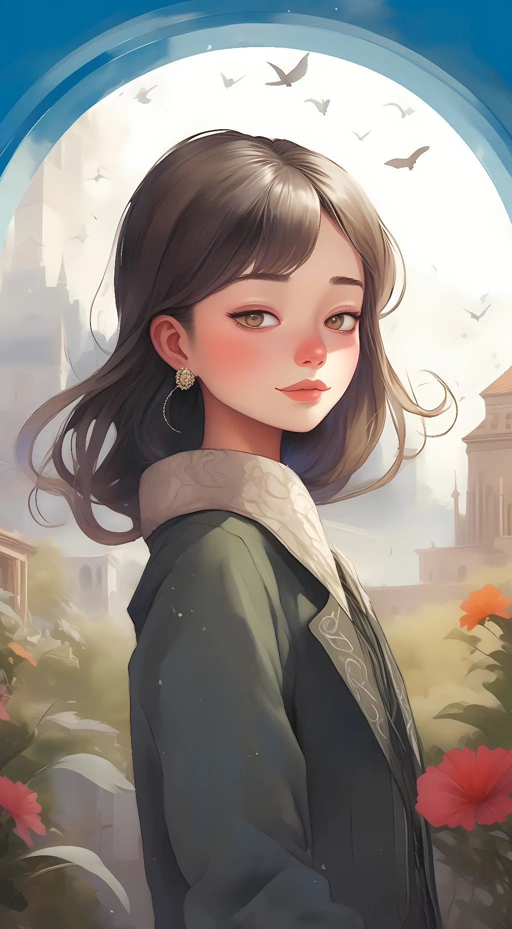 ai character: Life as a wolf background