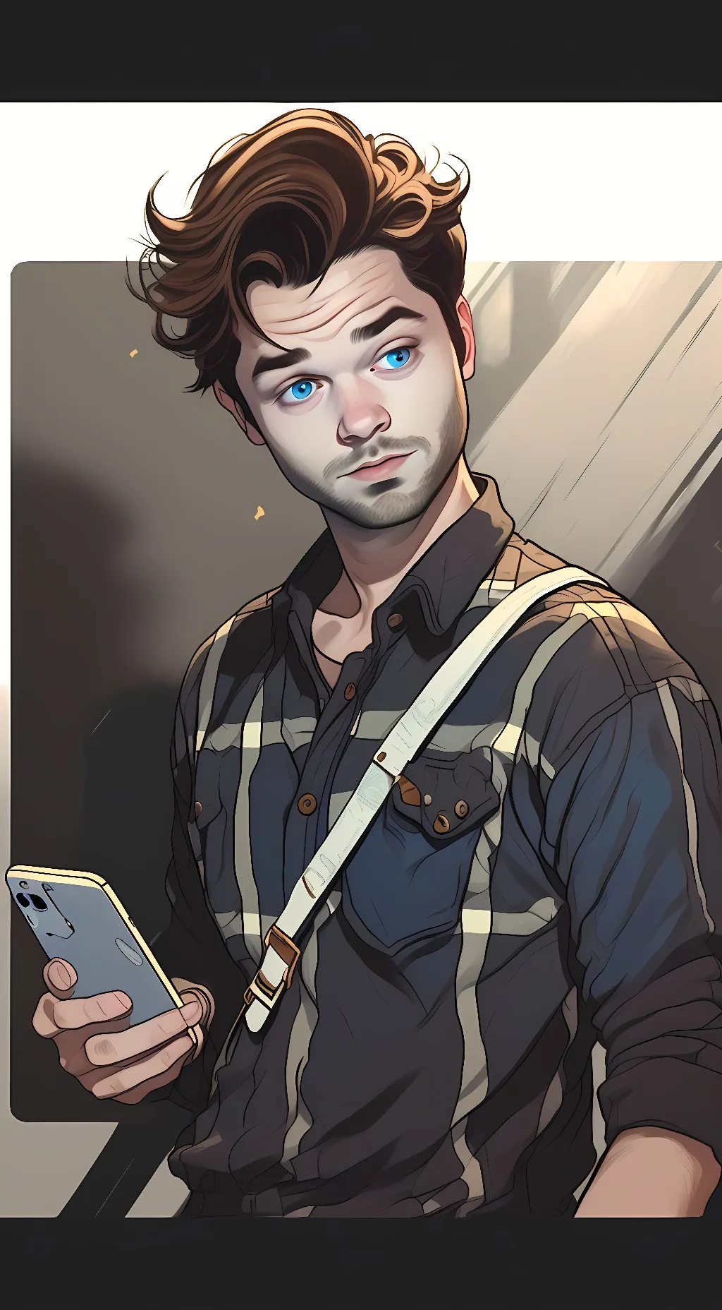 ai character: Charlie Scene background