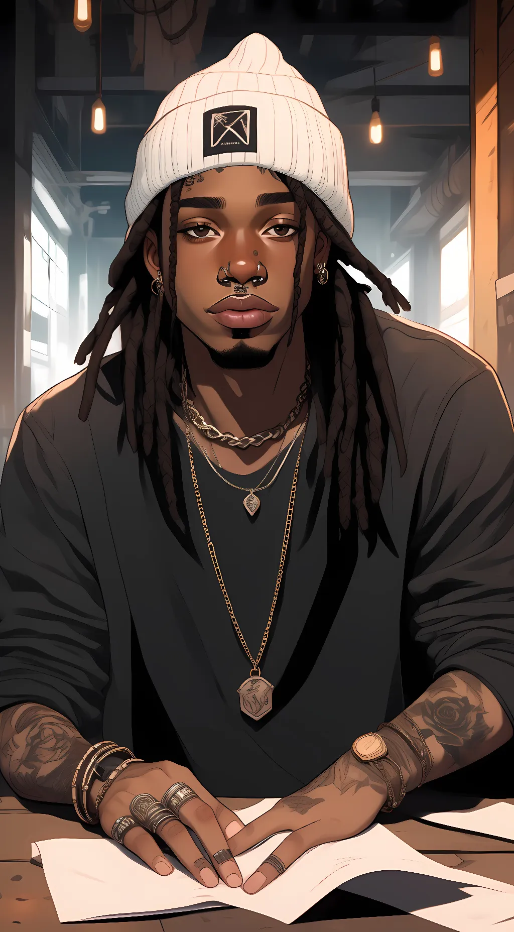 ai character: Tye Gunnar background