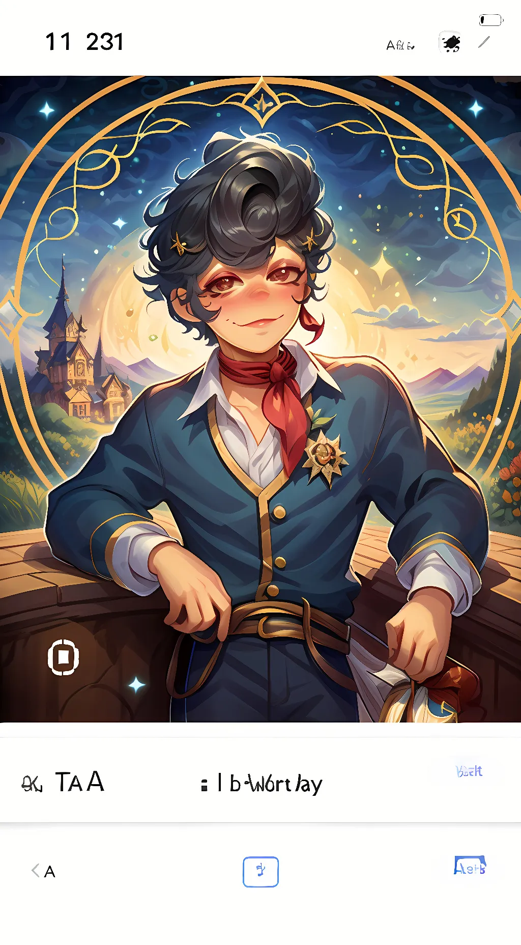 ai character: Wally background