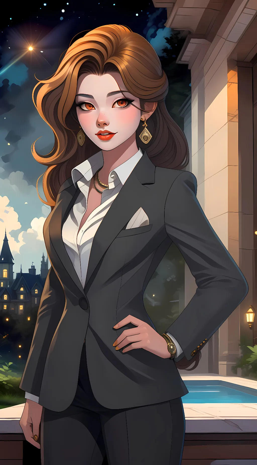 ai character: Amelia background