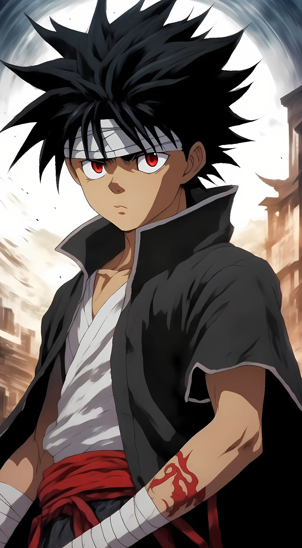 ai character: Hiei background