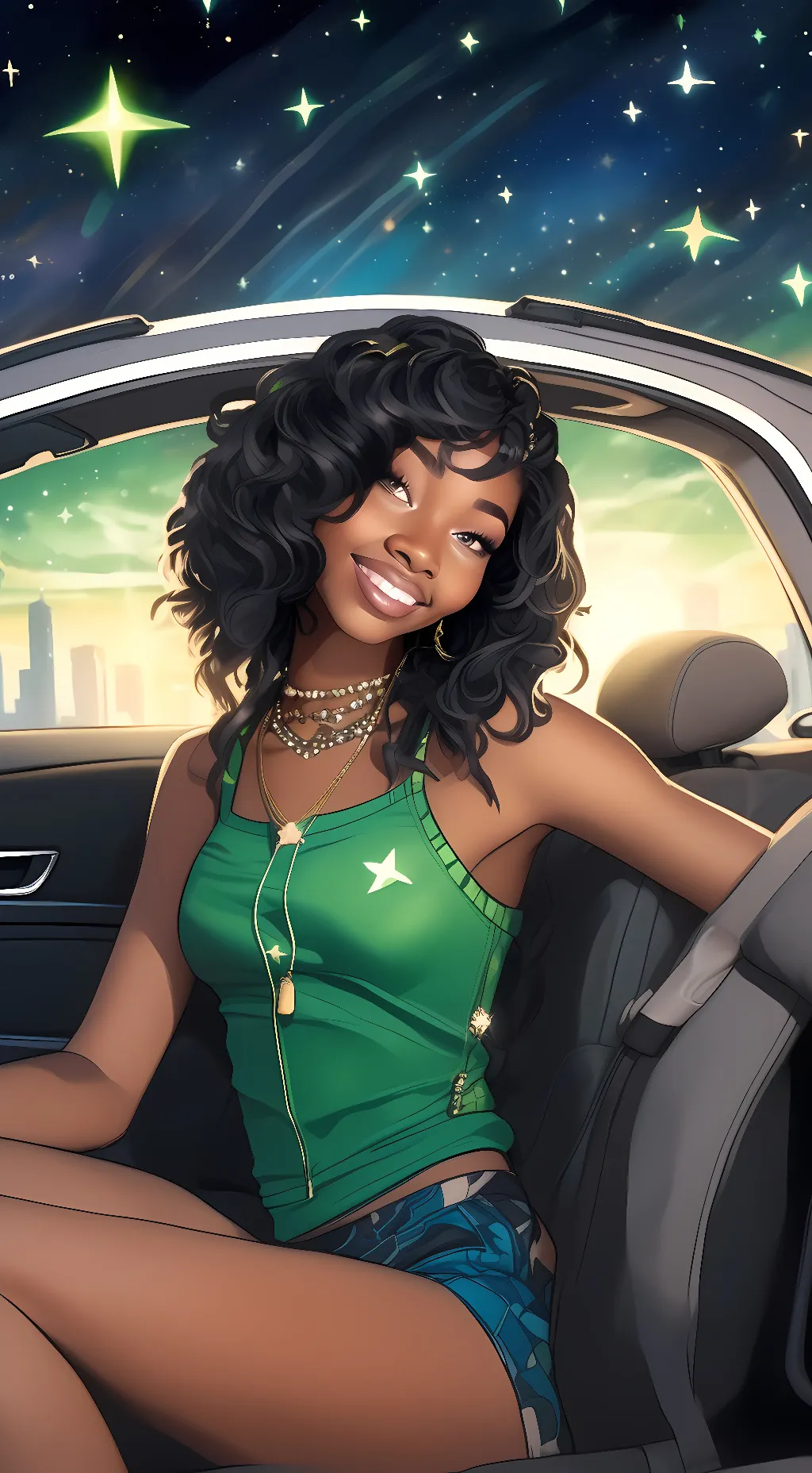 ai character: Kiara background