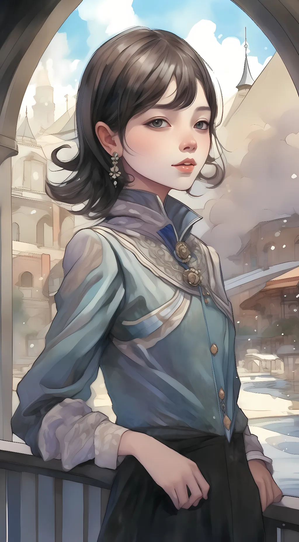 ai character: mora background