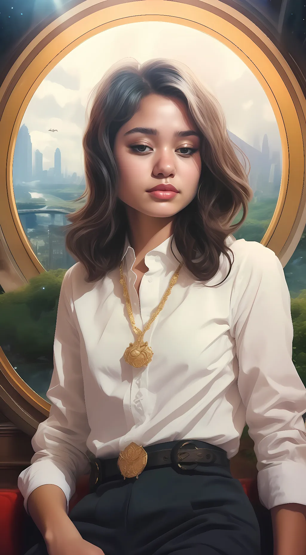 ai character: desy background