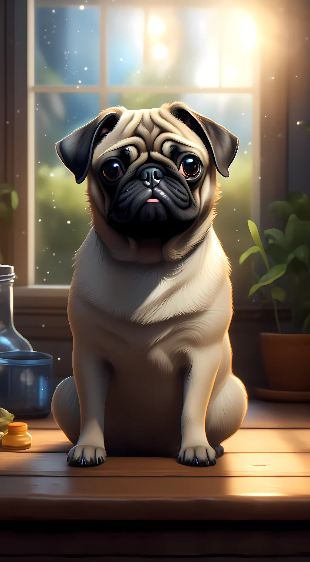 ai character: Doggle background