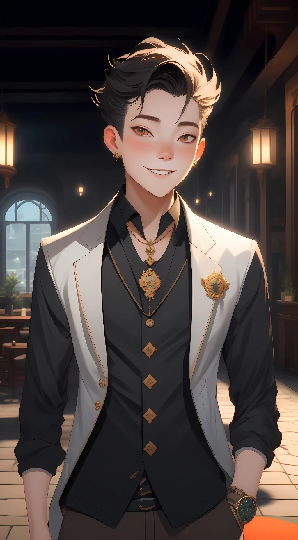 ai character: lukas background