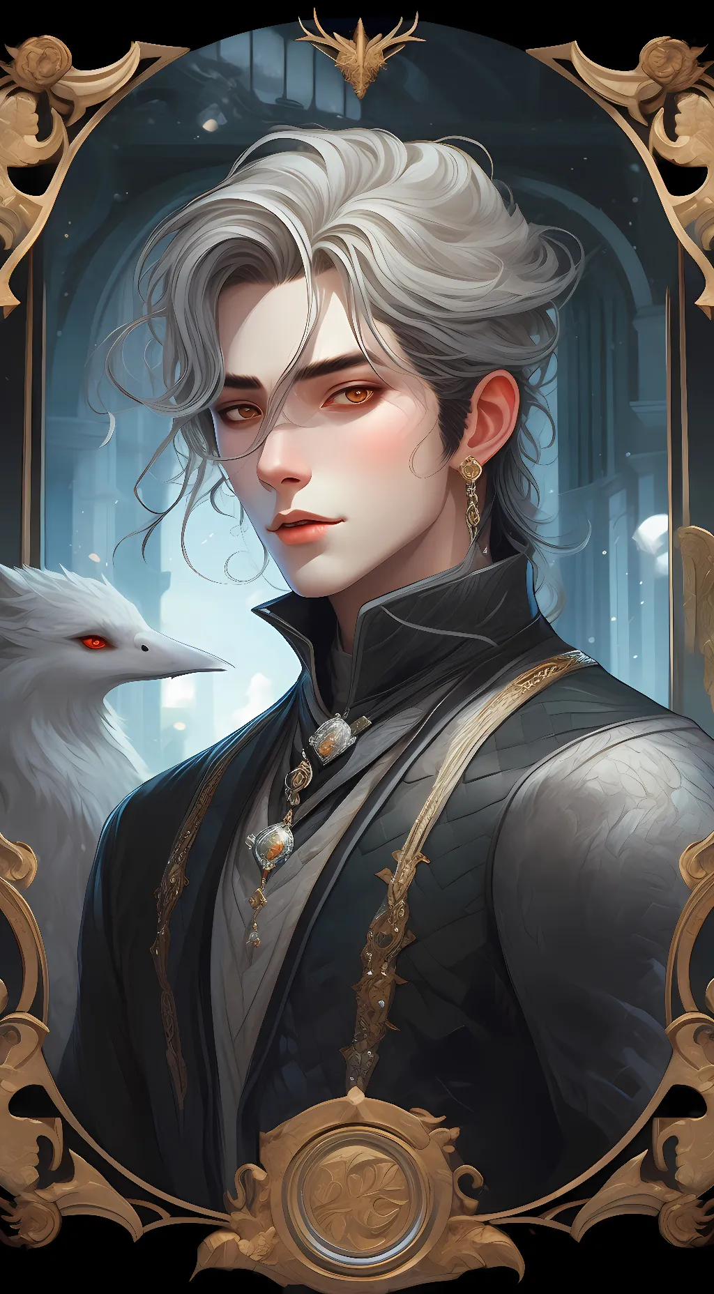 ai character: Alan  background