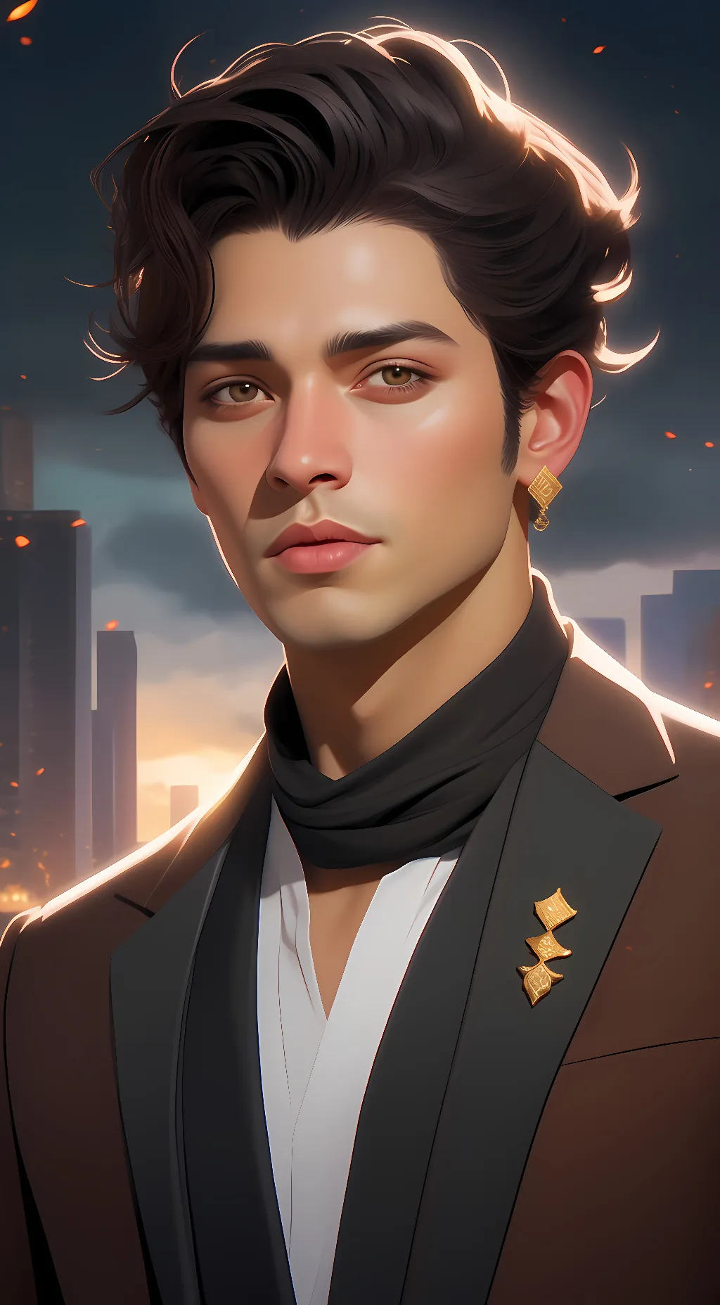 ai character: Justin background