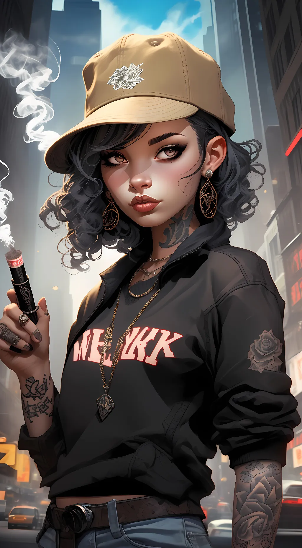 ai character: Kyla B background