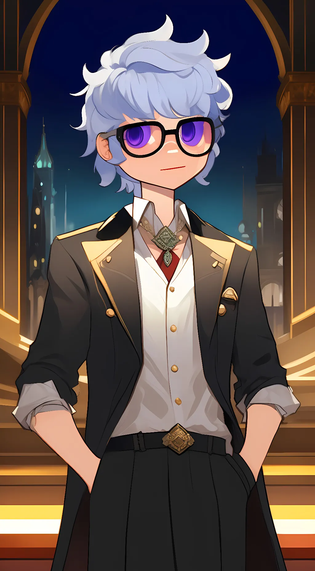 ai character: 💙eclipse💙 background