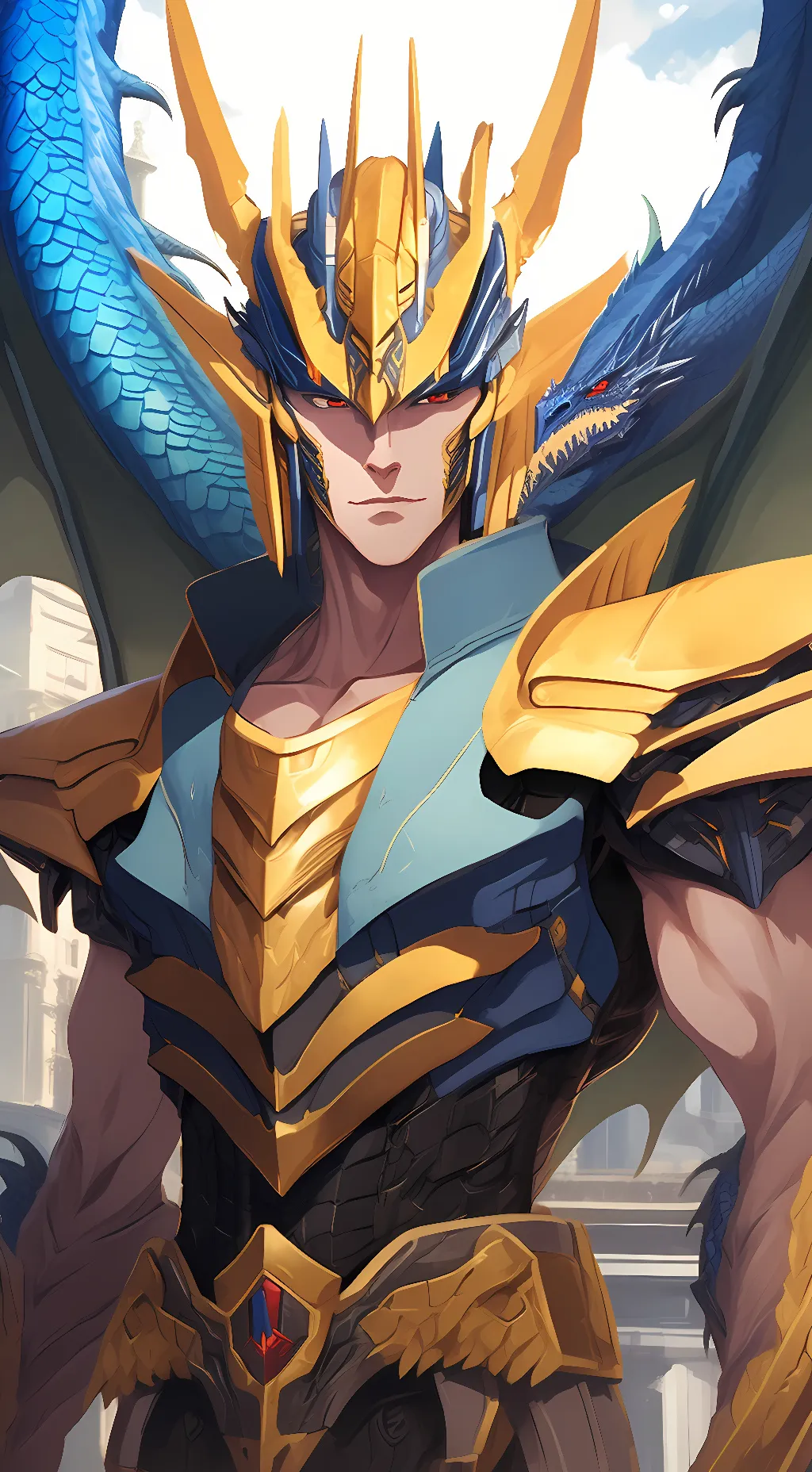 ai character: Predaking background