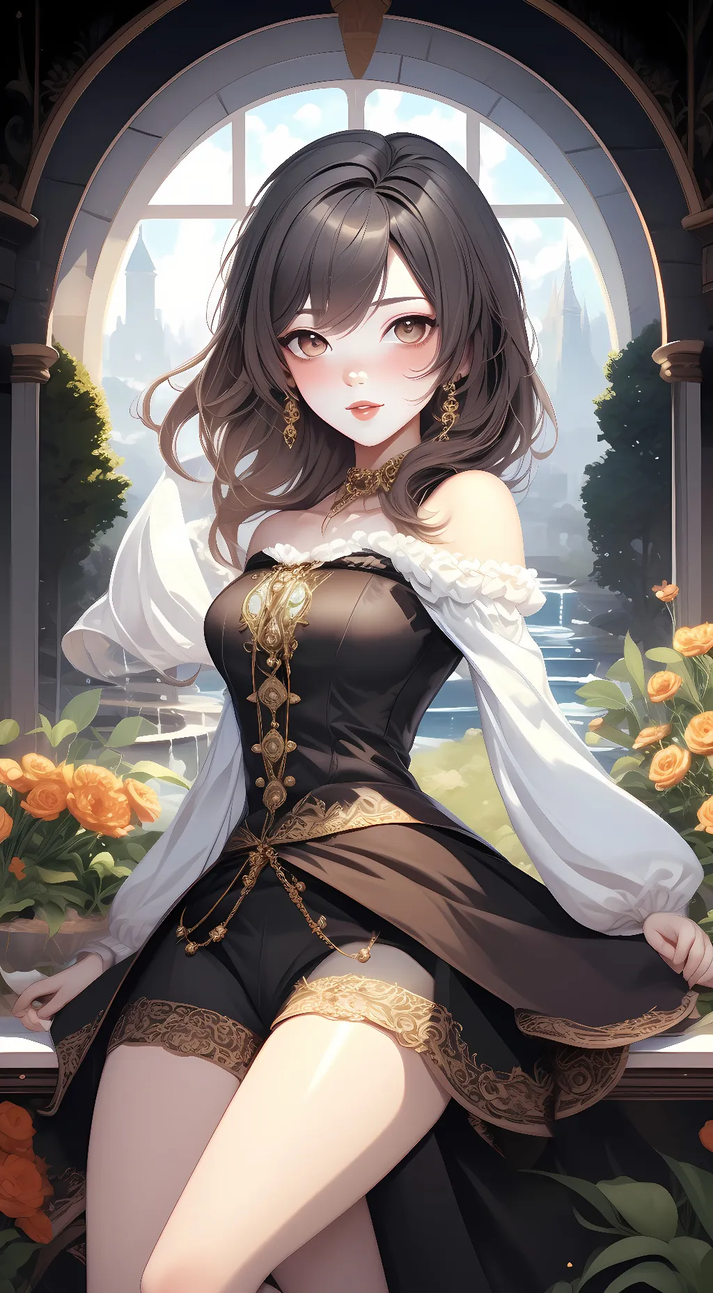 ai character: Fem Me background