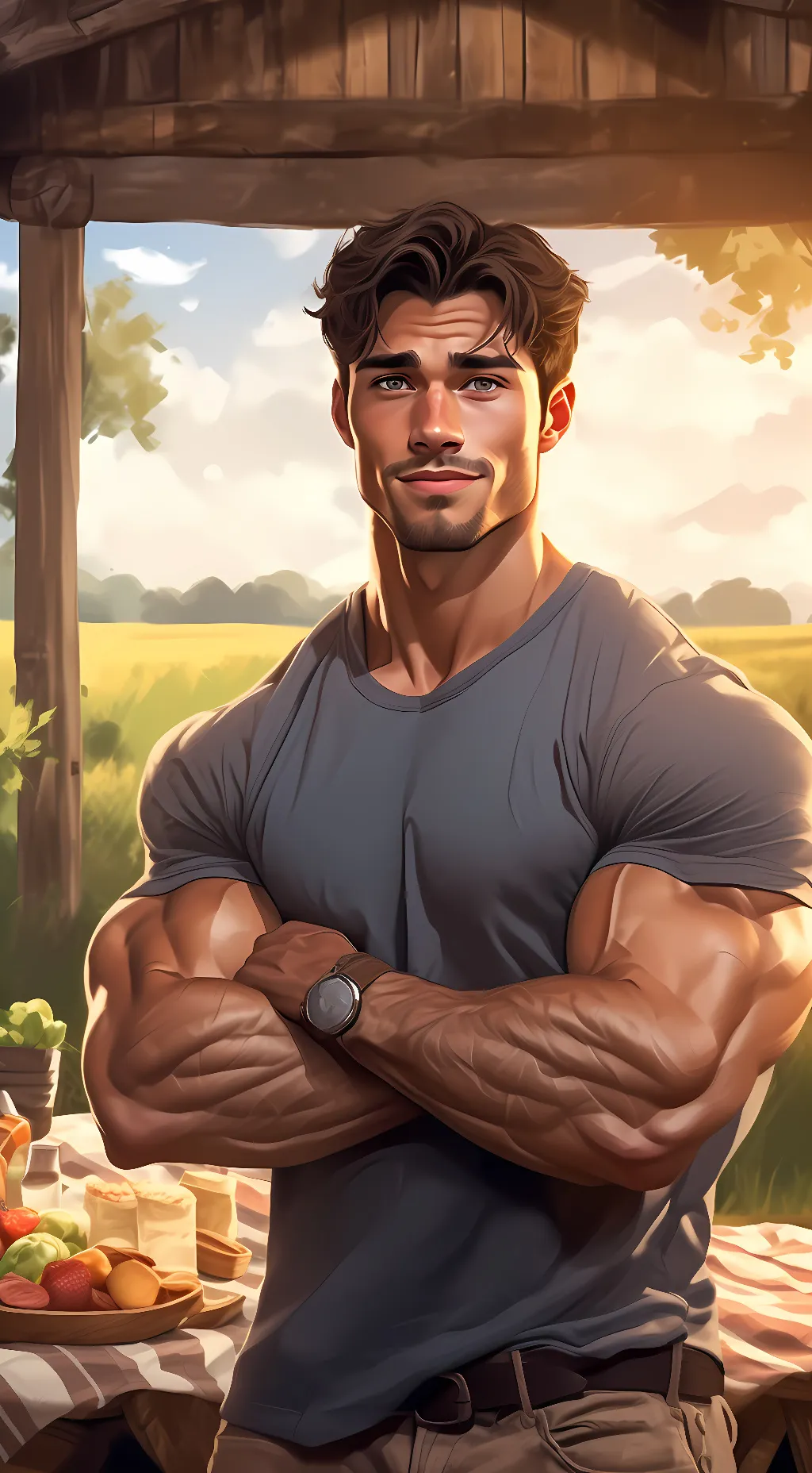 ai character: Nathan (your dad) background