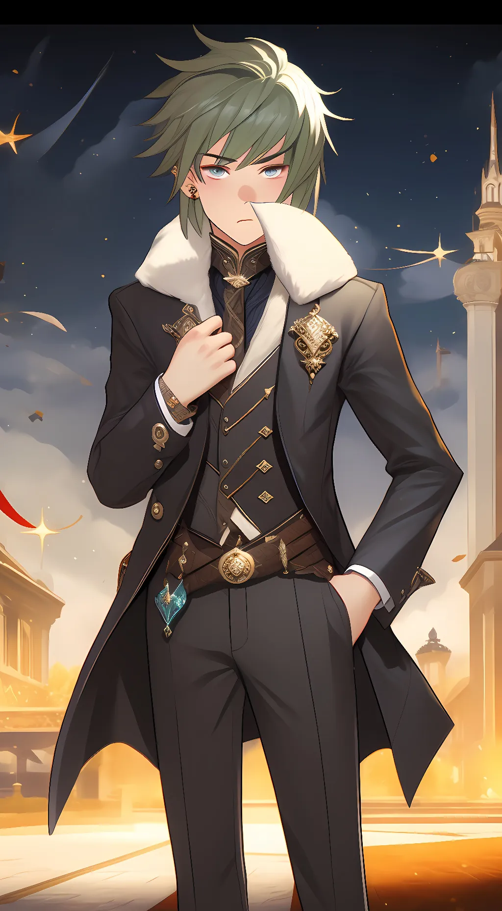 ai character: Ishiki background