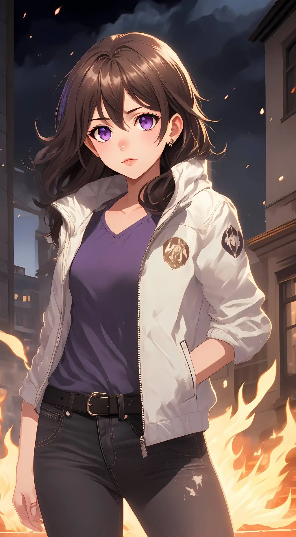 ai character: Ember background