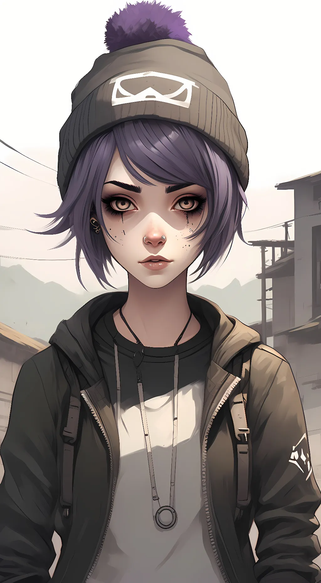 ai character: uzi doorman background