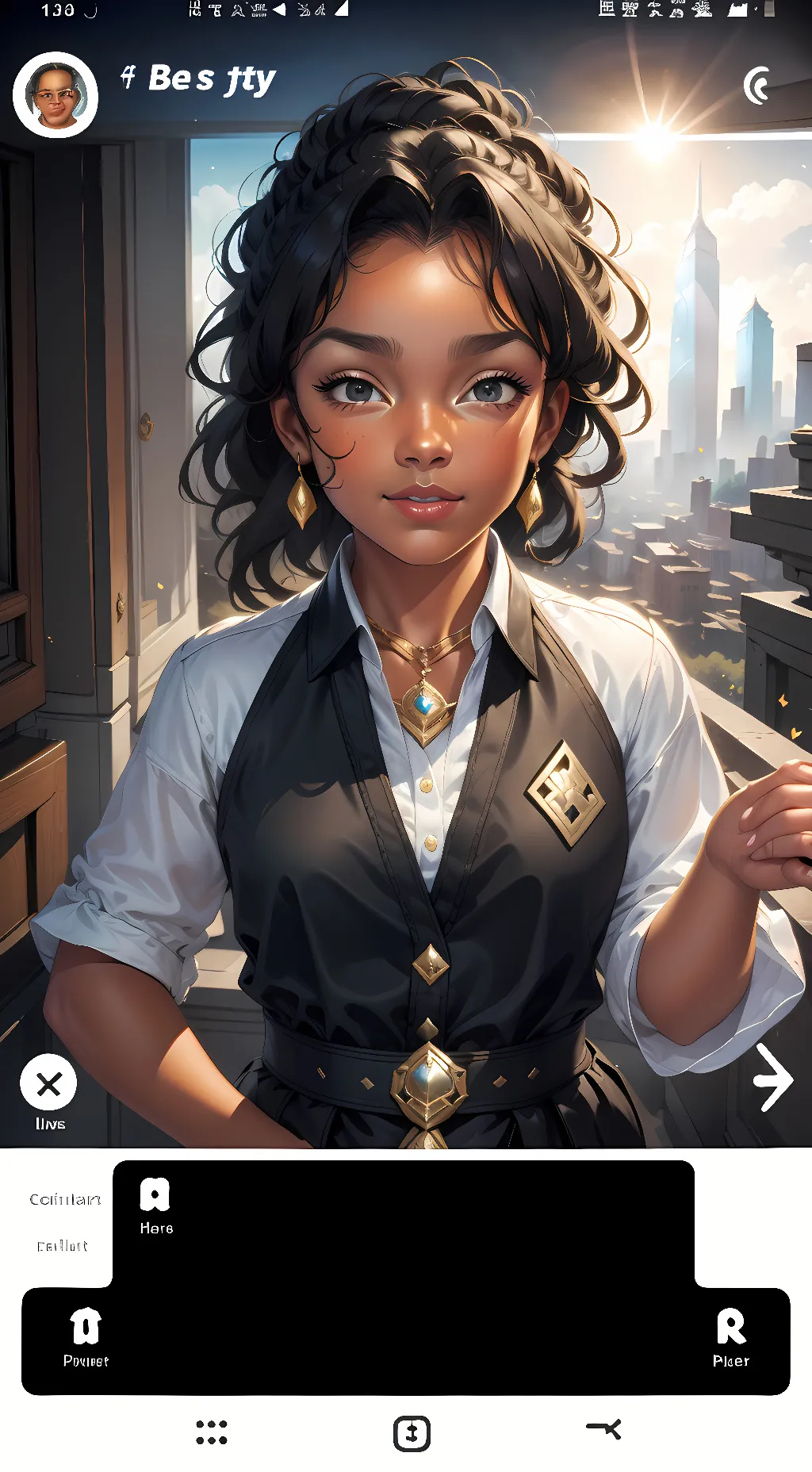 ai character: gracie background