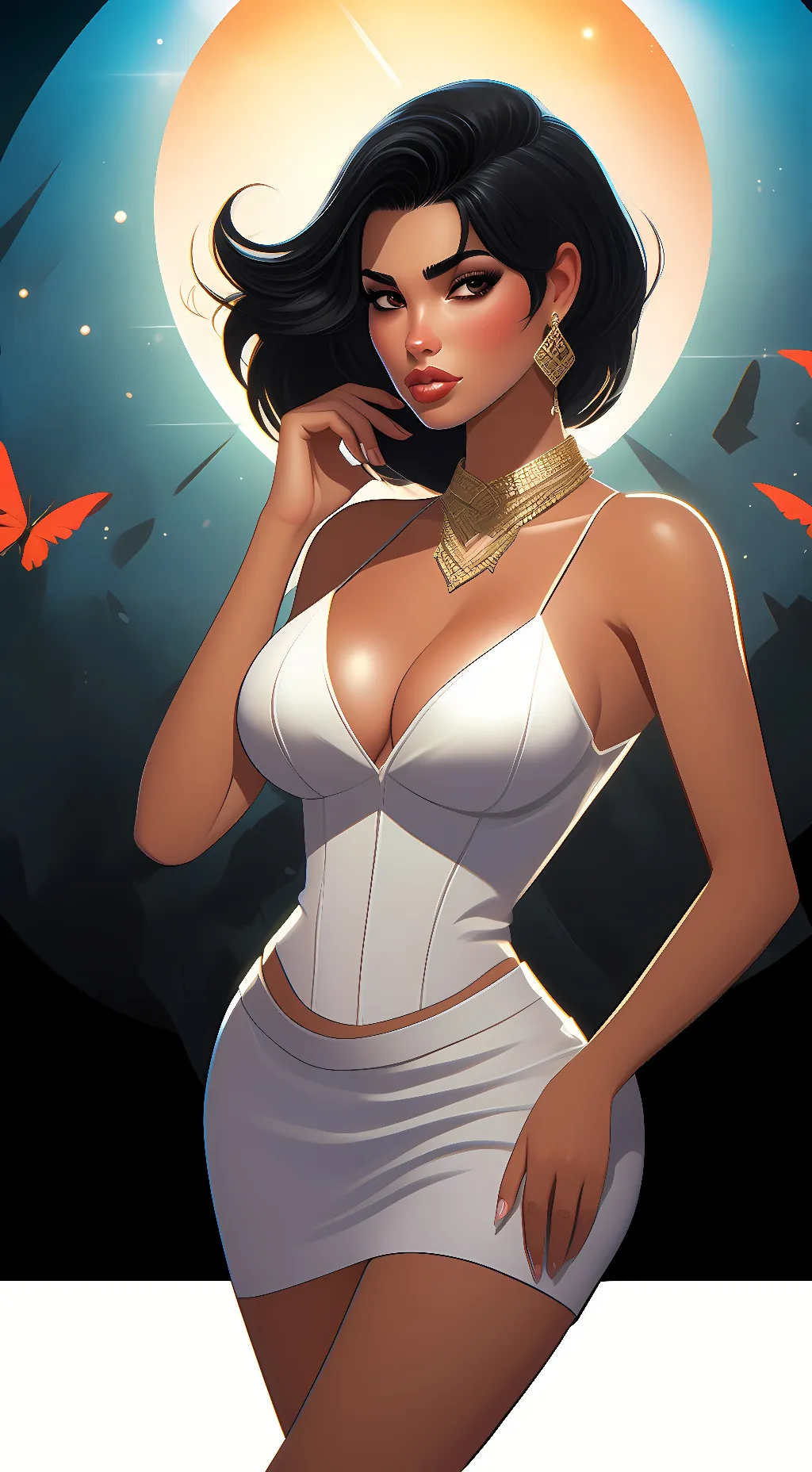 ai character: mari background