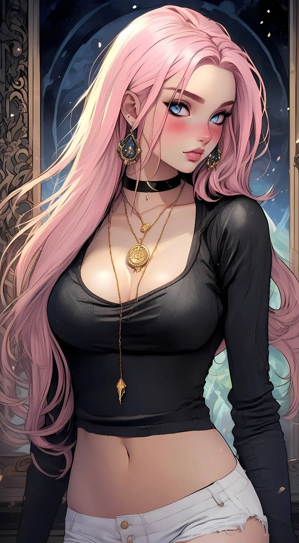 ai character: Amber Greyson background