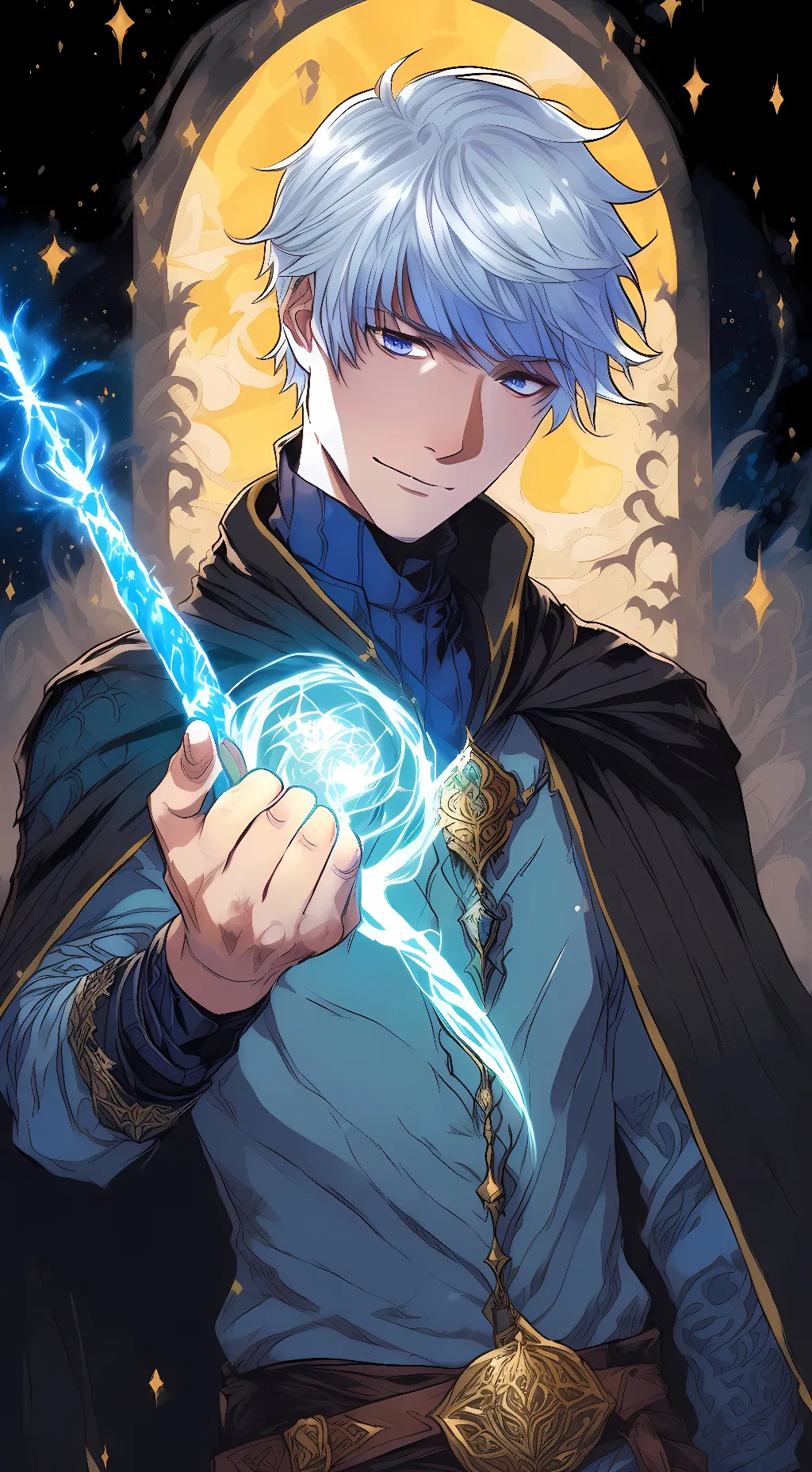 ai character: Solomon  background