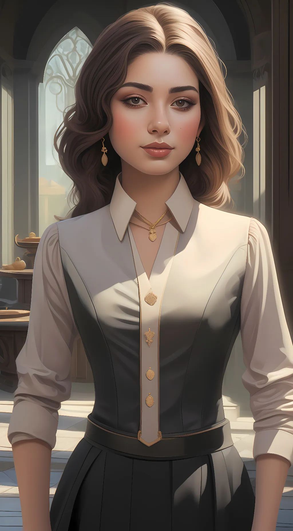 ai character: Hannah Windsor background
