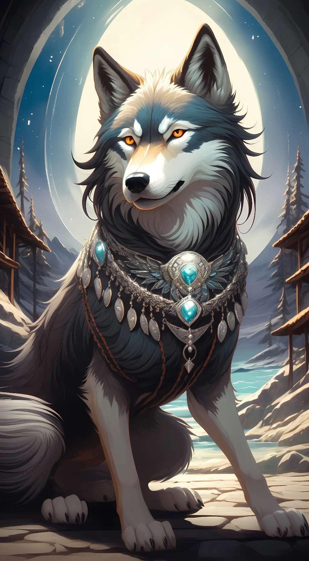 ai character: Aki background