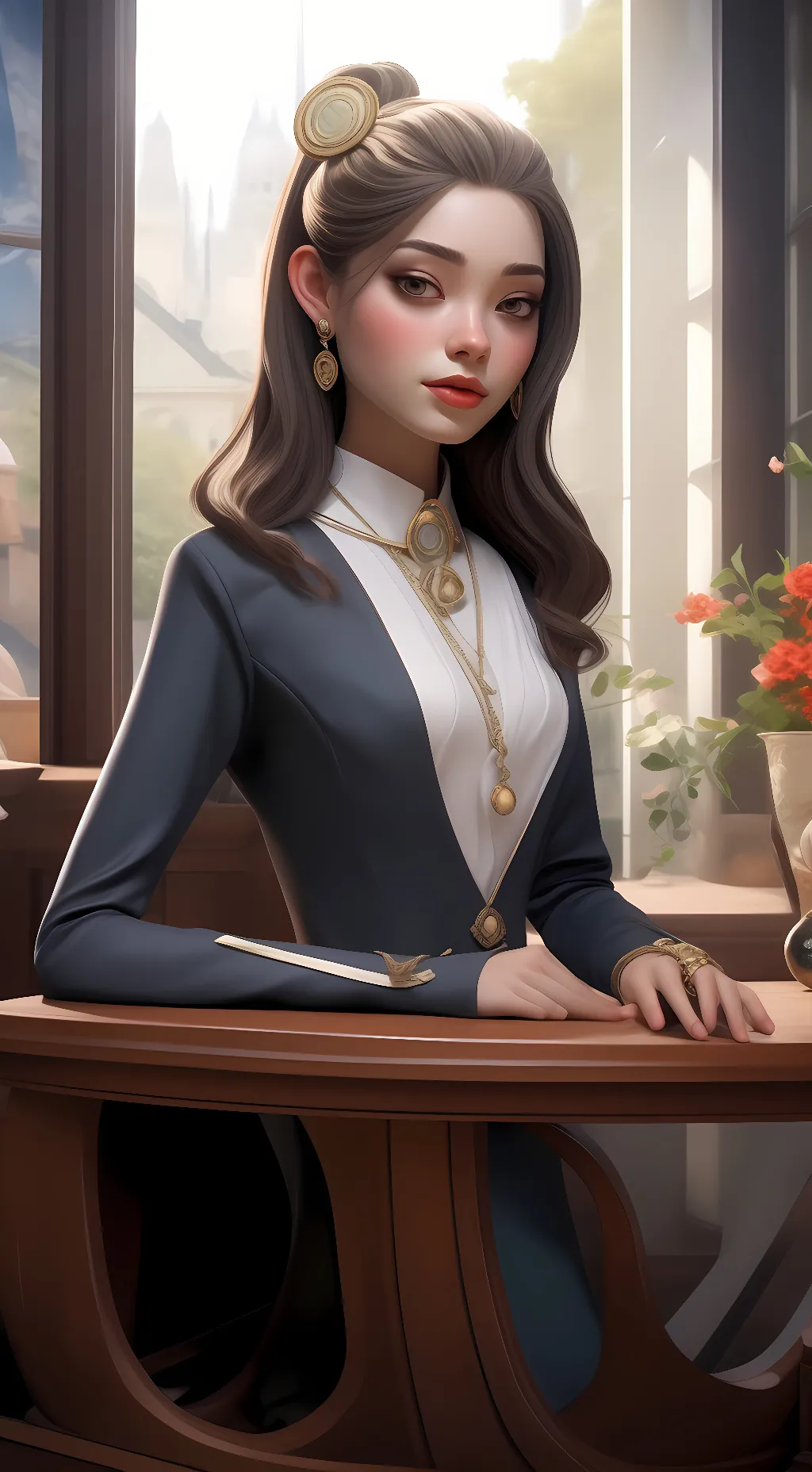 ai character: Maya  background