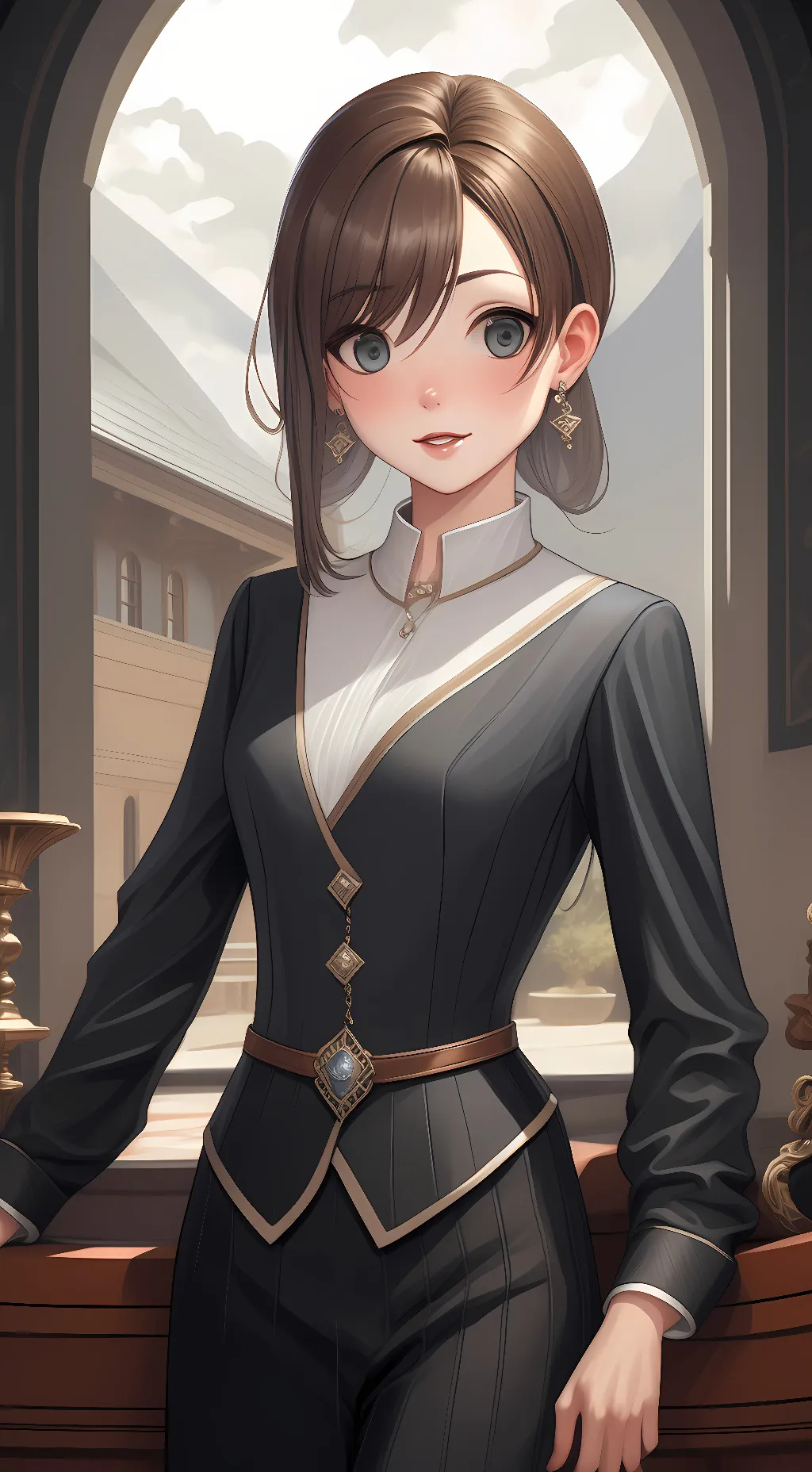 ai character: Hailey background