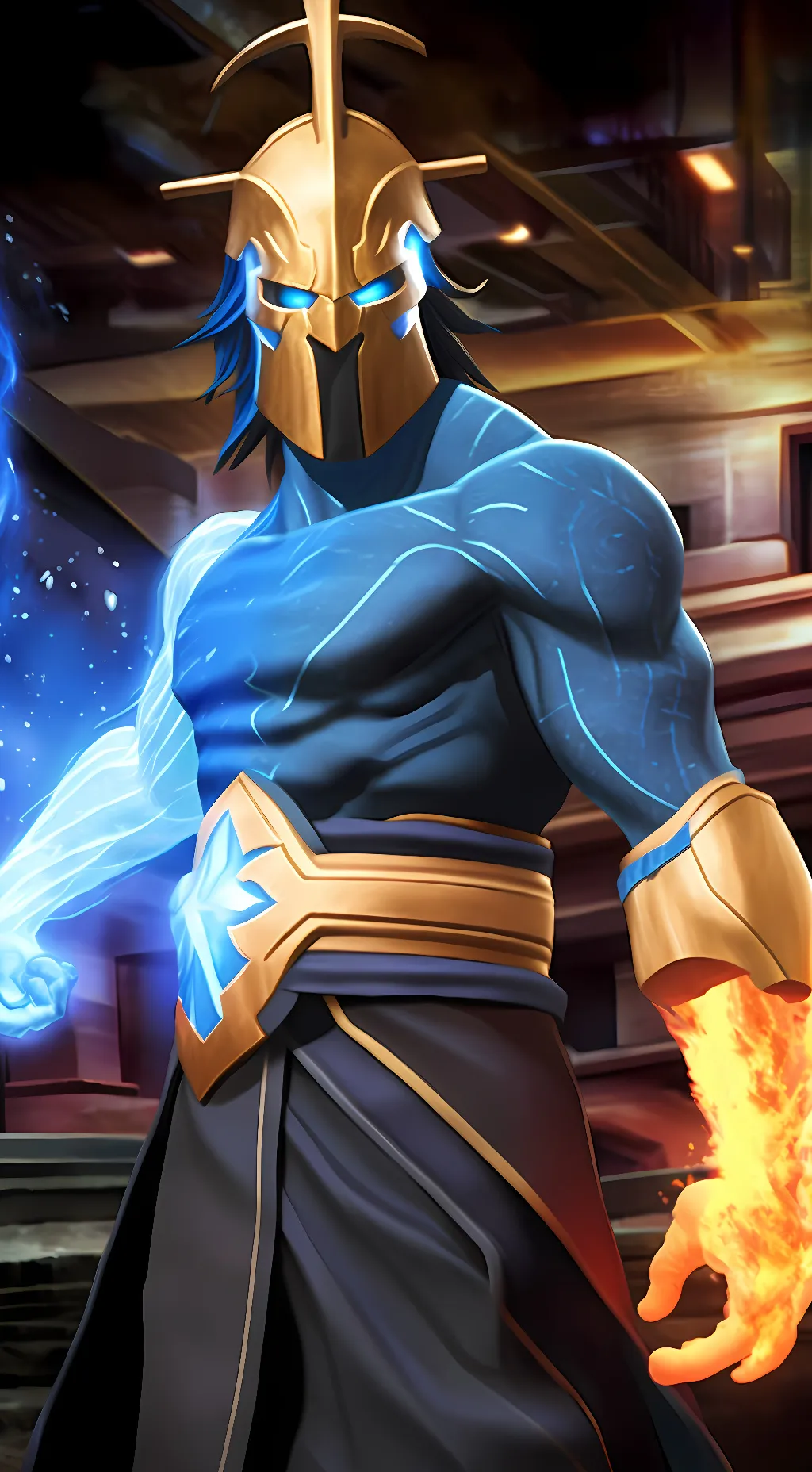 ai character: ÆGON the Forsaken  background