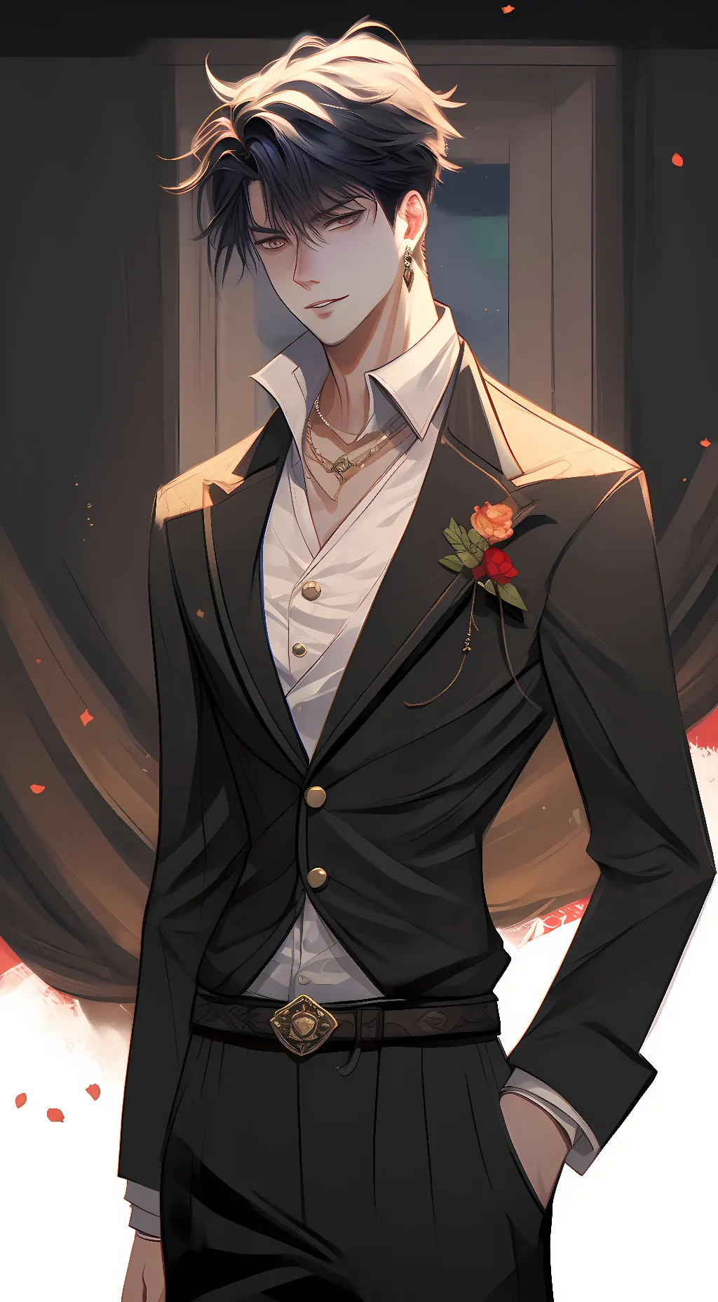 ai character: Leo background